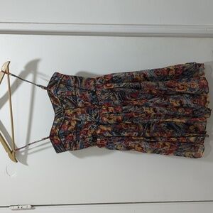 MM Couture by Miss Me Flower Mini Dress w/ spaghetti Straps, EUC!